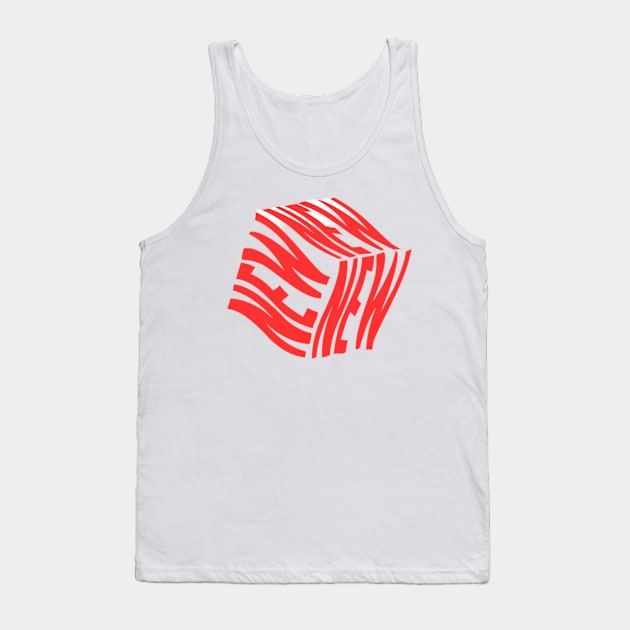 new cube Tank Top by Mr hicham